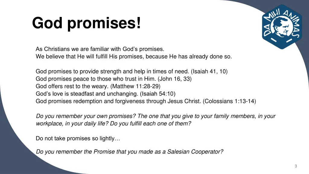 god promises