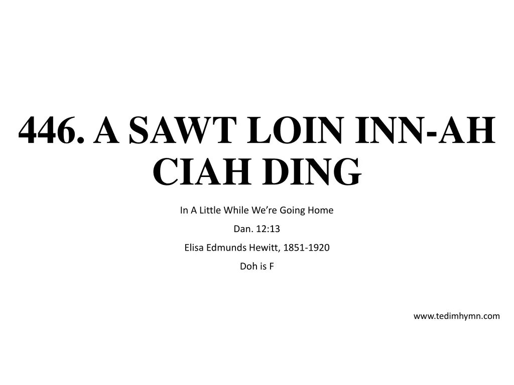 446 a sawt loin inn ah ciah ding