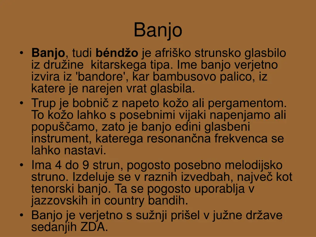 banjo