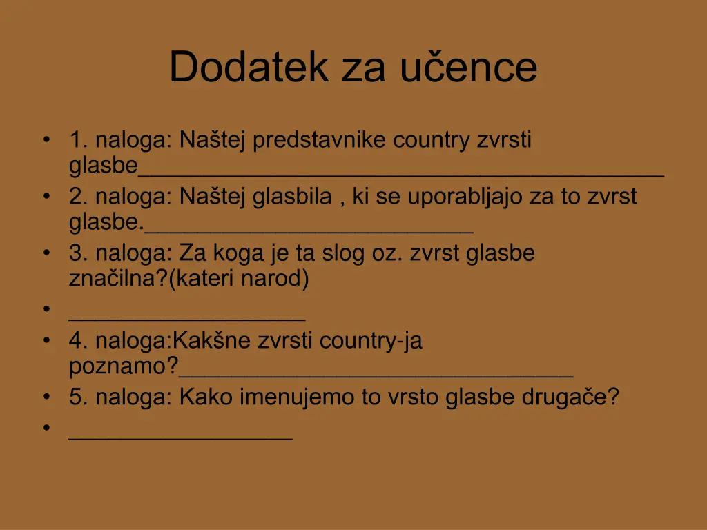 dodatek za u ence
