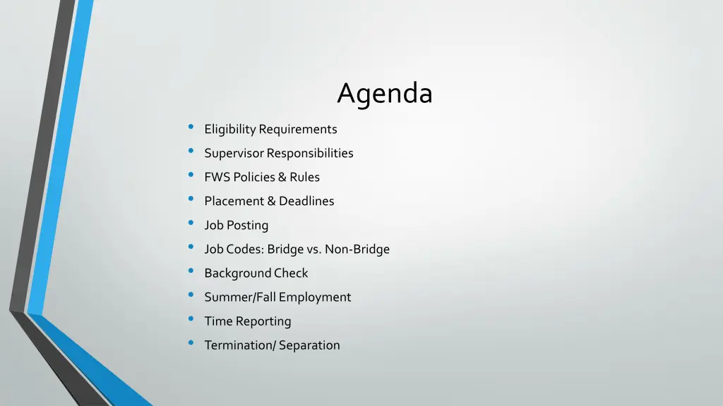 agenda