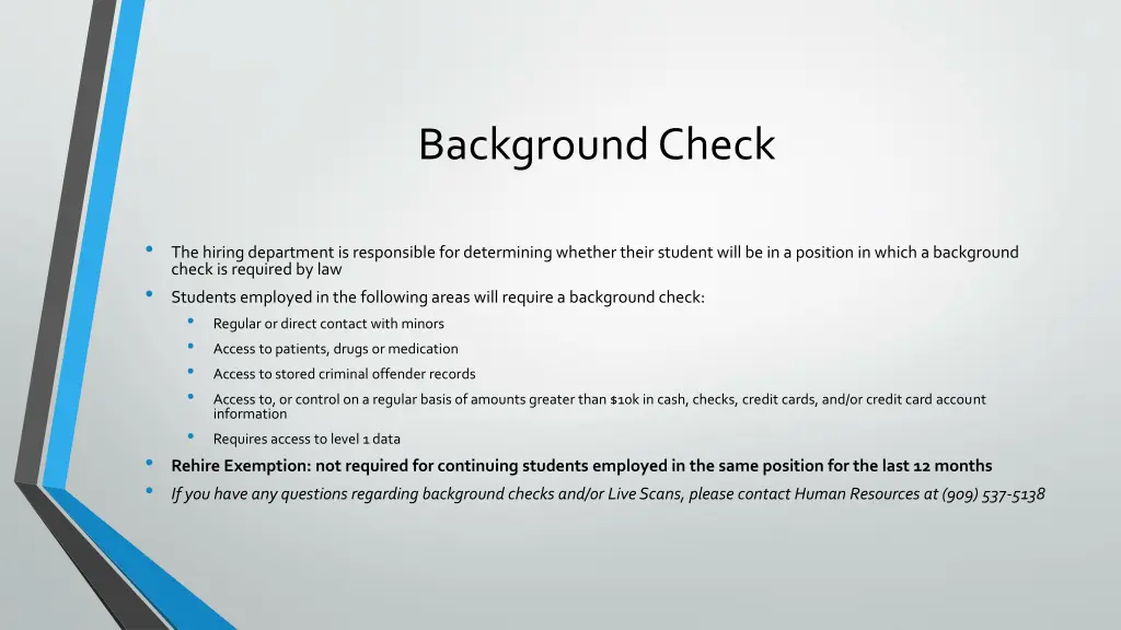 background check