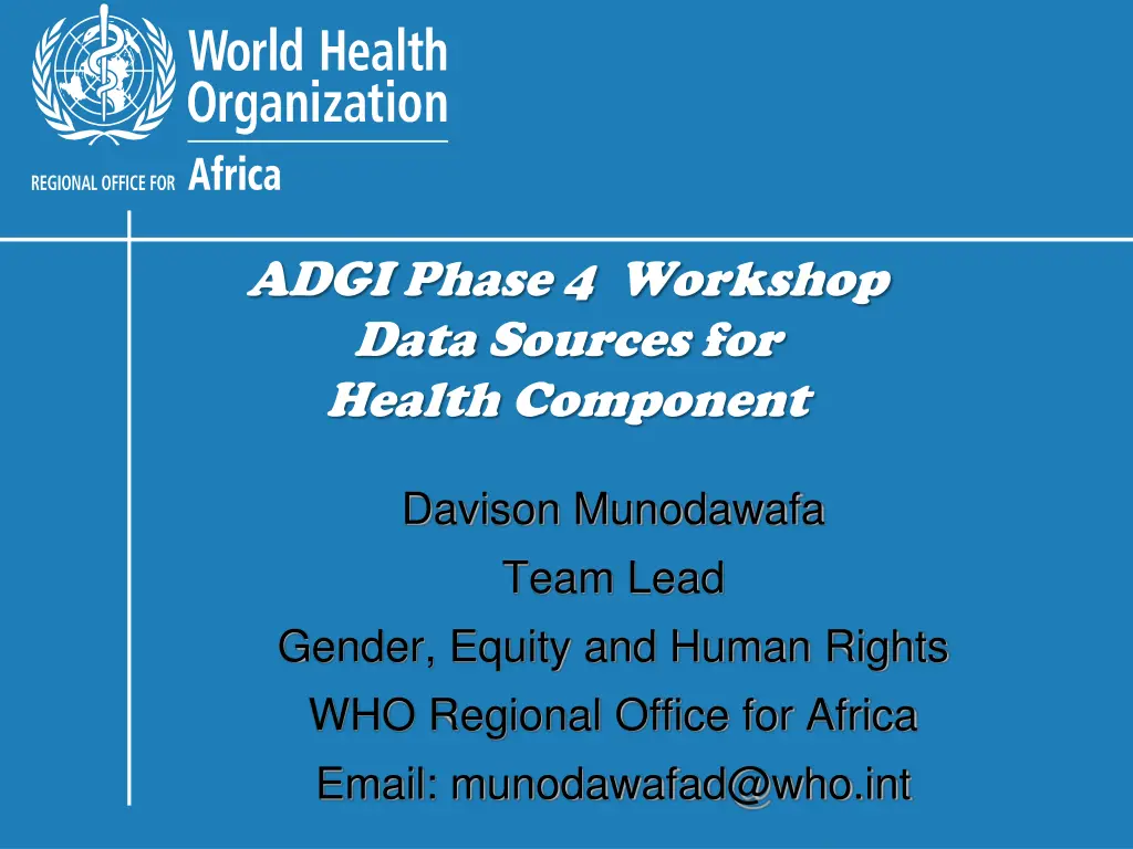 adgi phase 4 workshop data sources for health