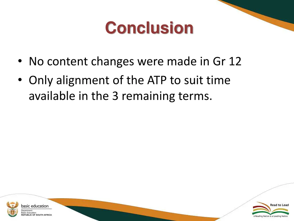 conclusion