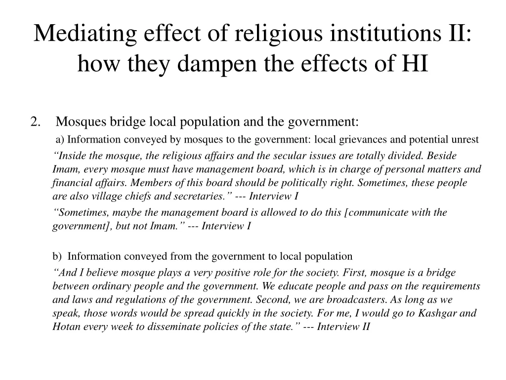 mediating effect of religious institutions 2
