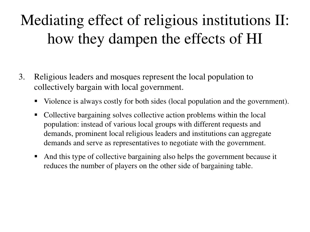 mediating effect of religious institutions 3