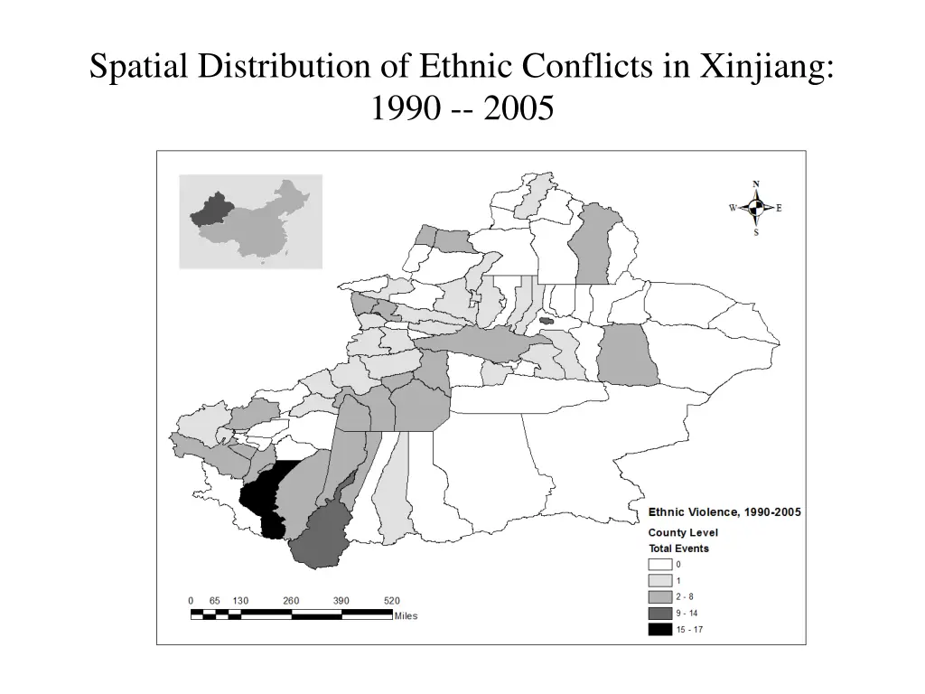 spatial distribution of ethnic conflicts