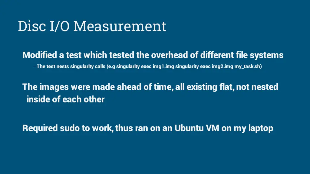 disc i o measurement
