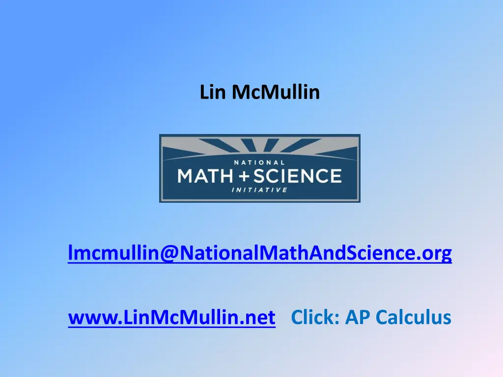 lin mcmullin 1