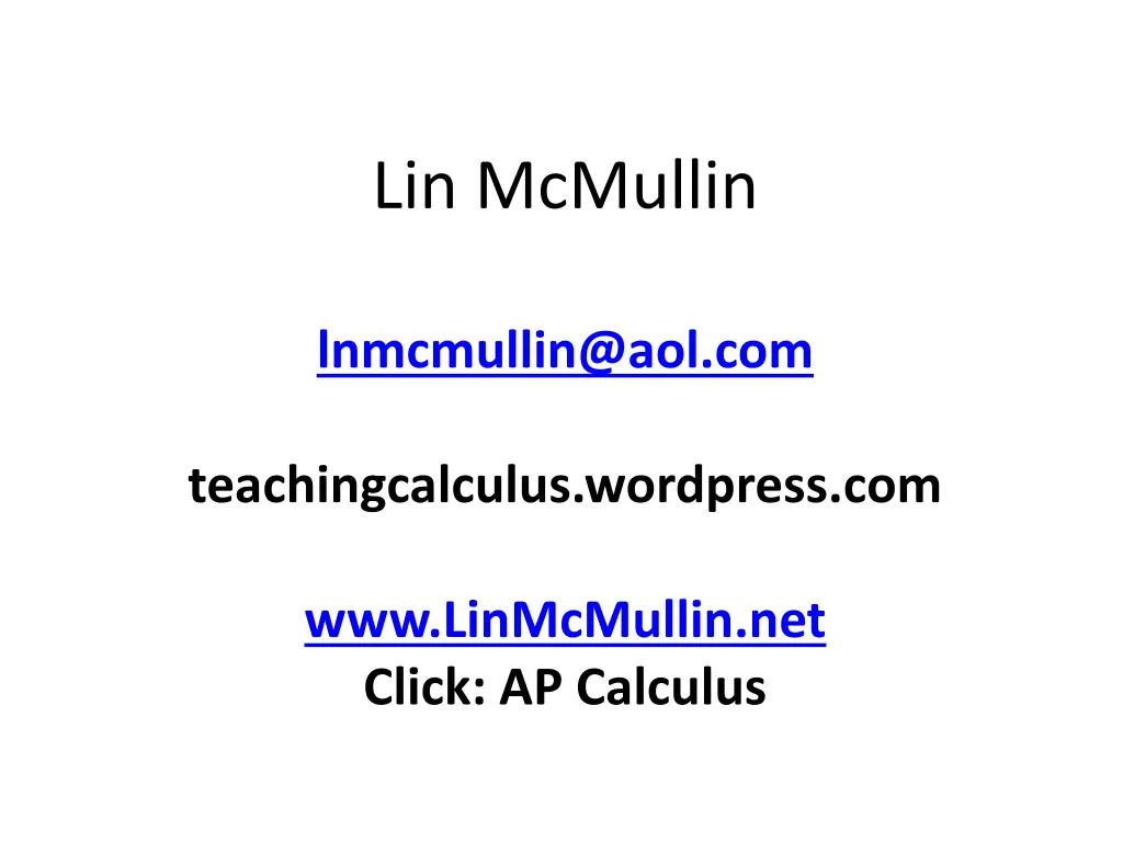 lin mcmullin