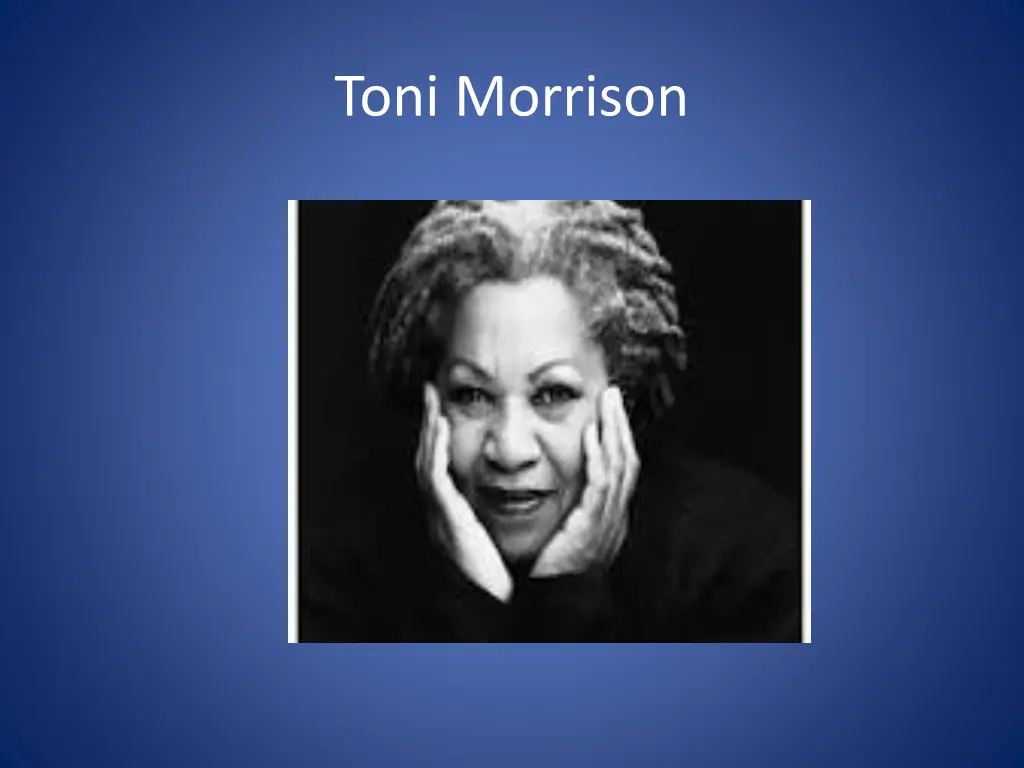 toni morrison