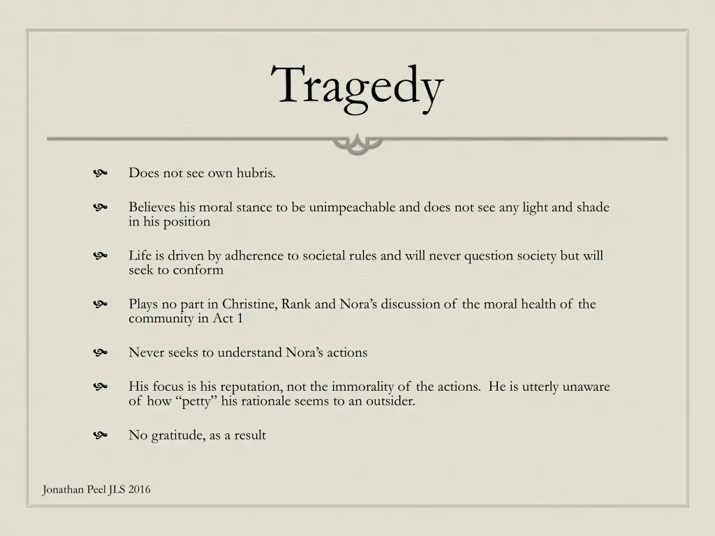 tragedy