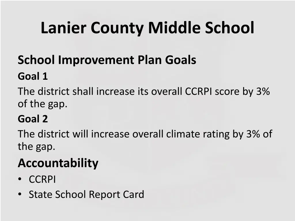 lanier county middle school
