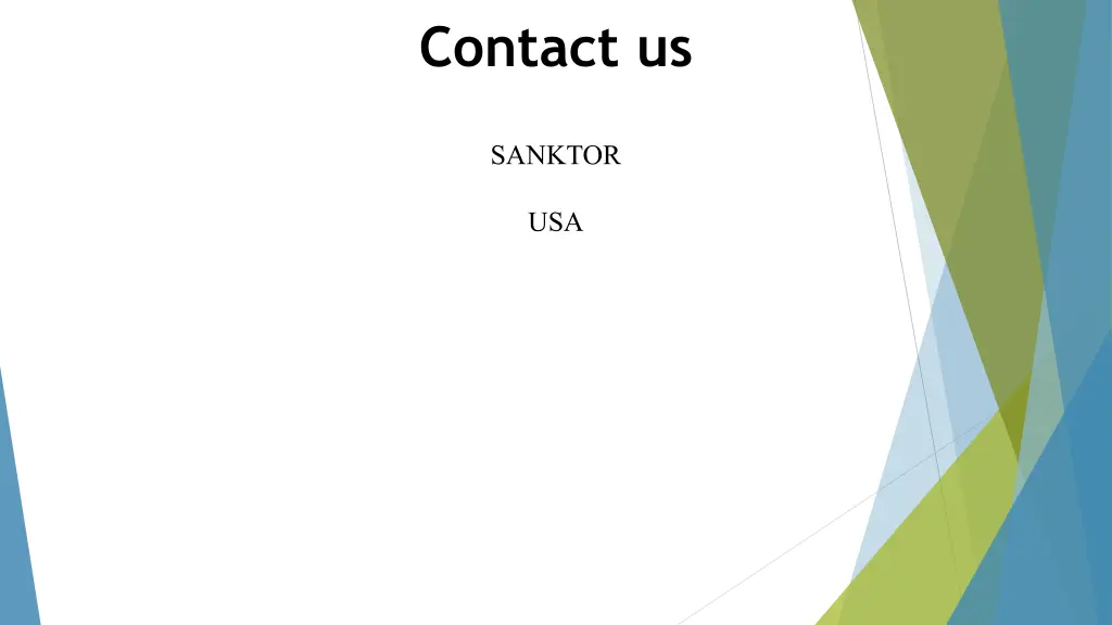 contact us