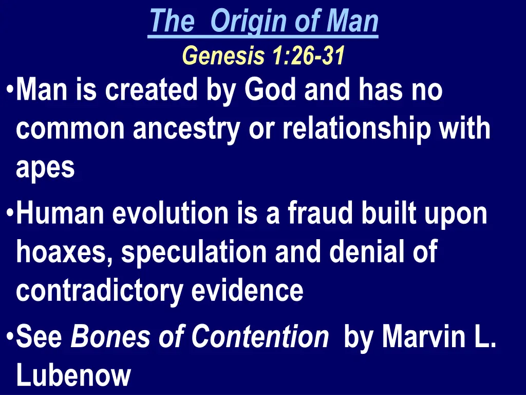 the origin of man genesis 1 26 31