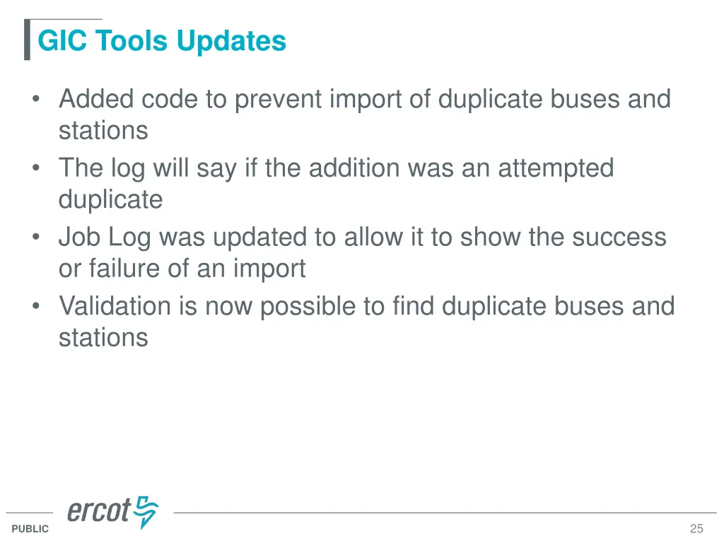 gic tools updates