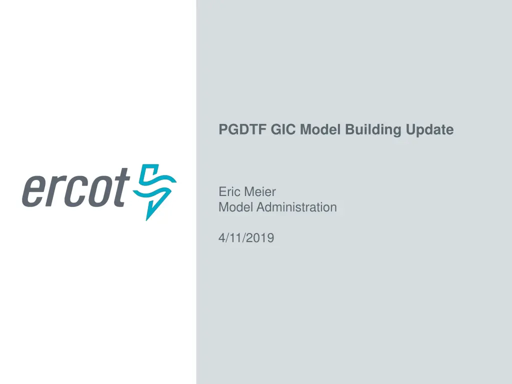 pgdtf gic model building update