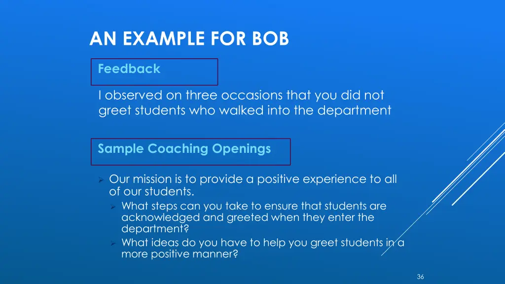 an example for bob