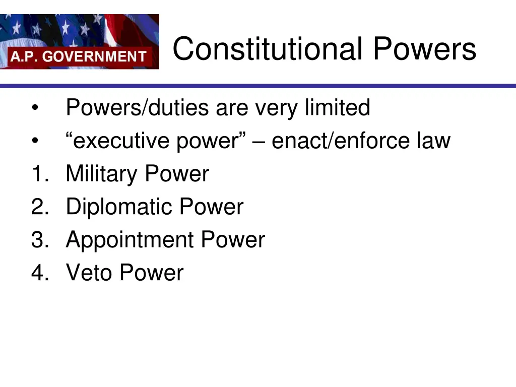 constitutional powers