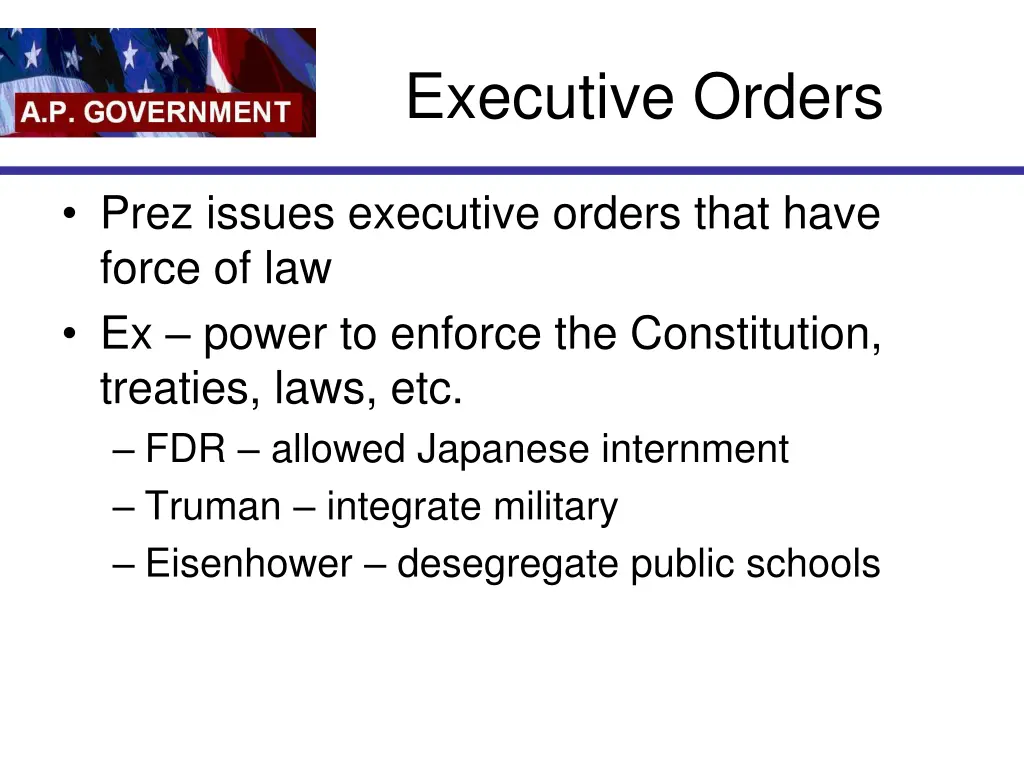 executive orders