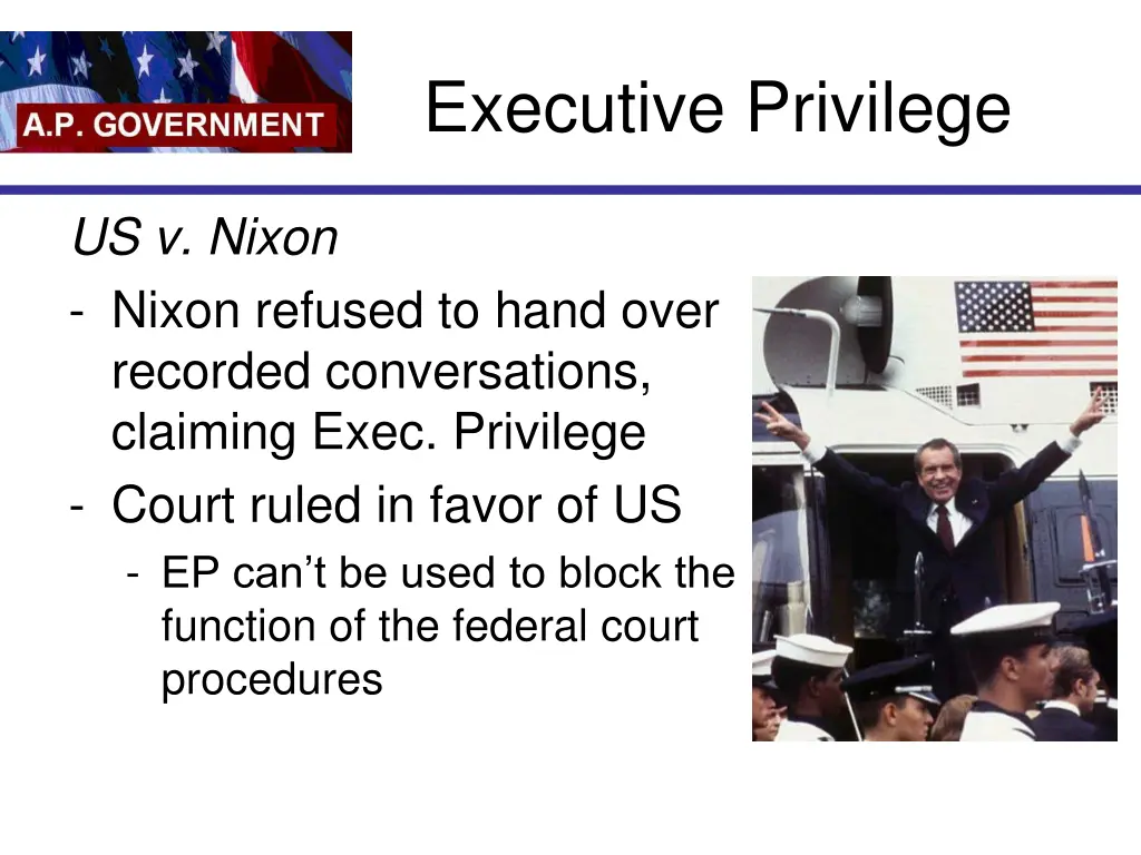 executive privilege 1