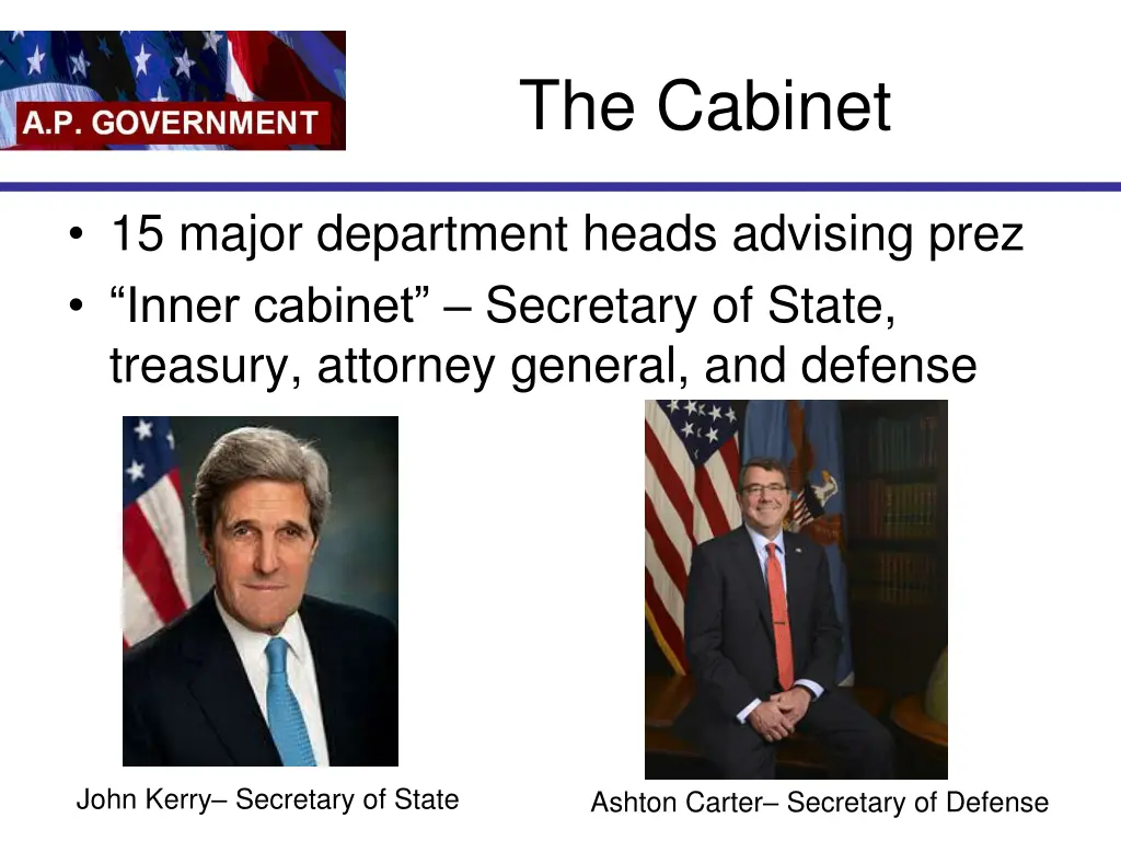the cabinet