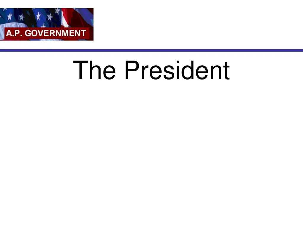 the president
