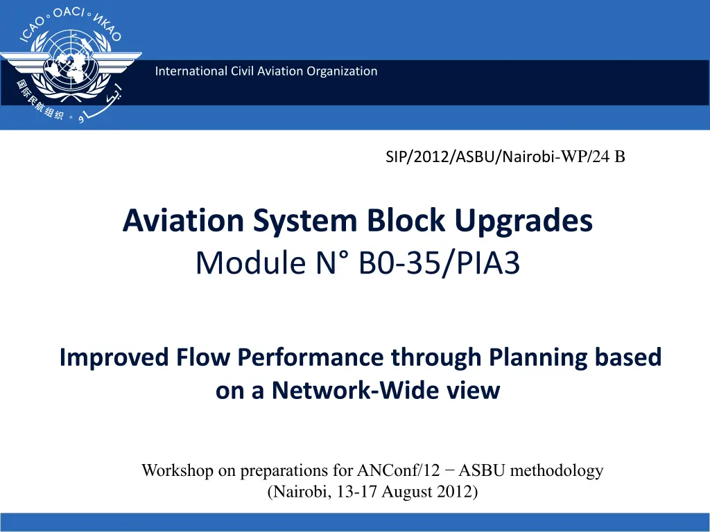 international civil aviation organization