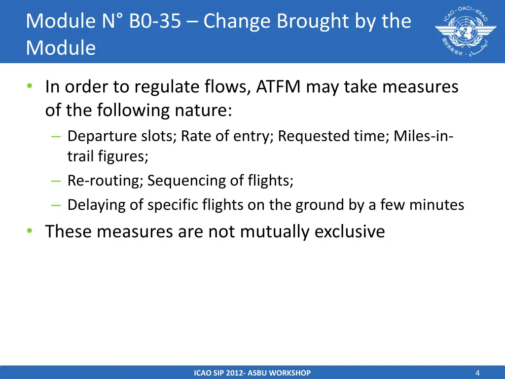module n b0 35 change brought by the module