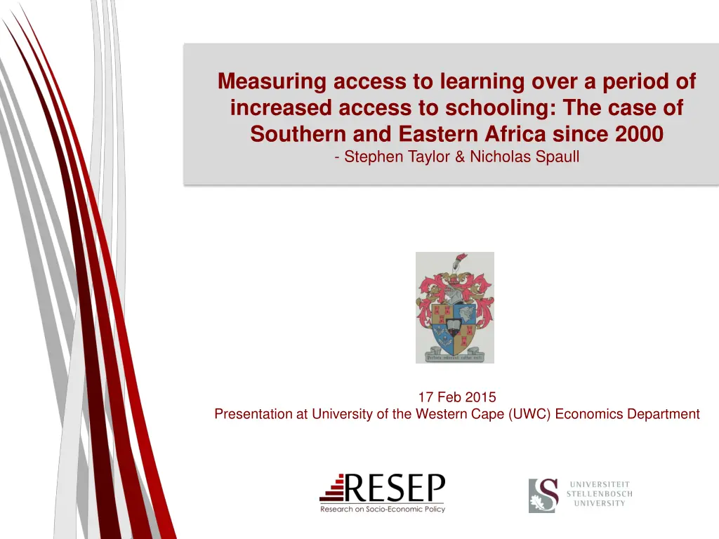 measuring access to learning over a period
