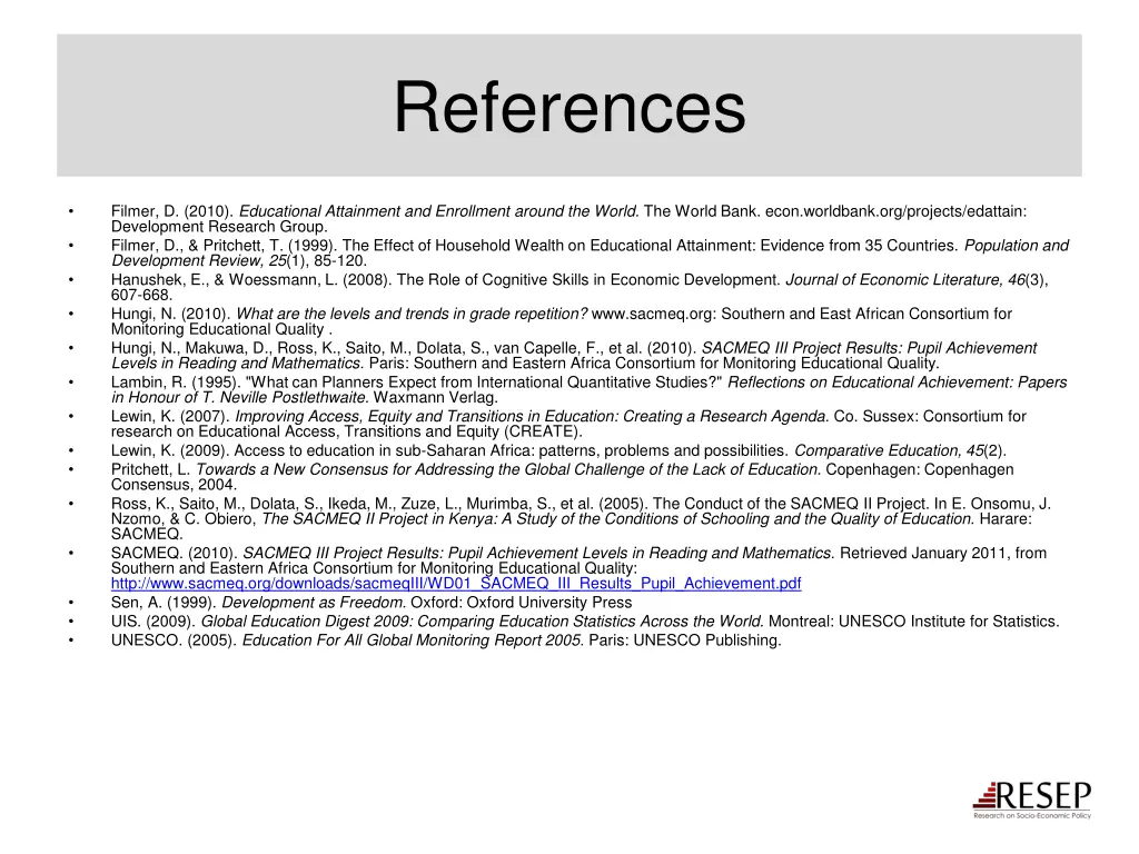 references