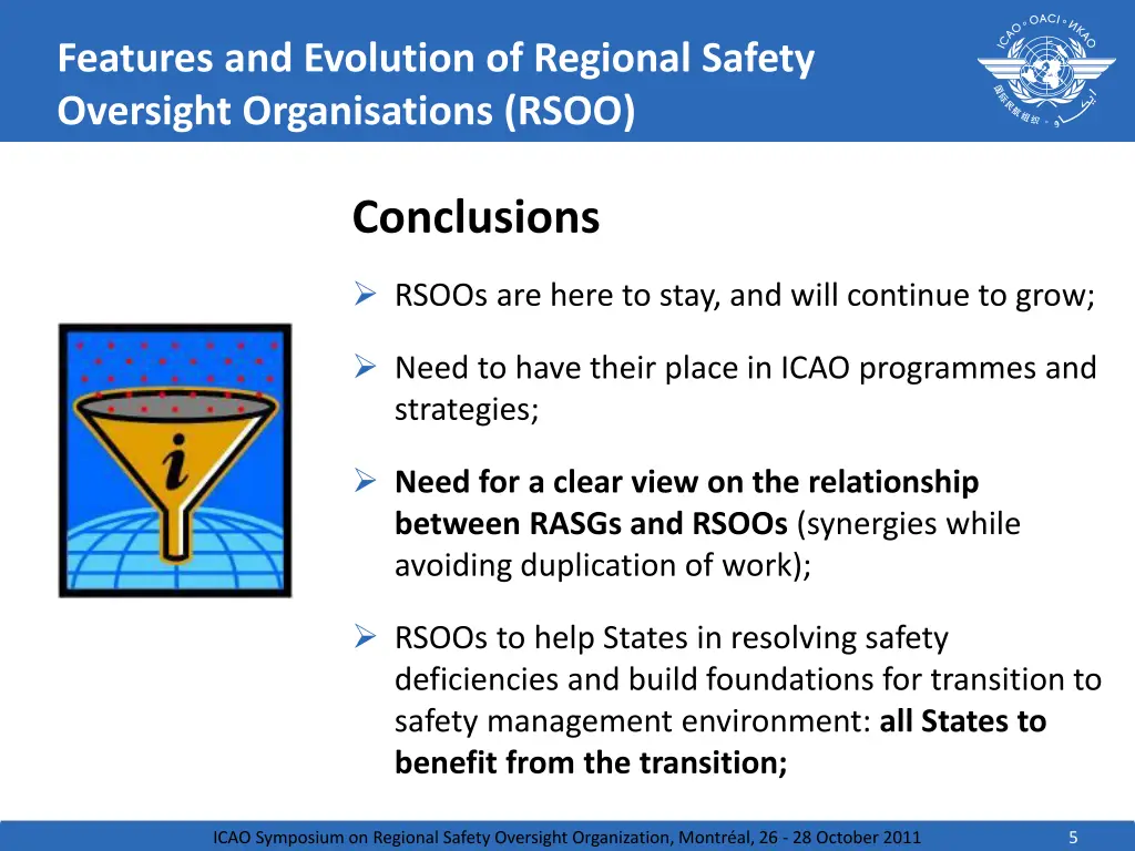features and evolution of regional safety 2