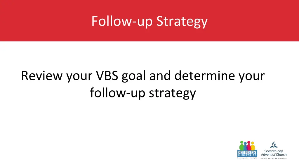 follow up strategy
