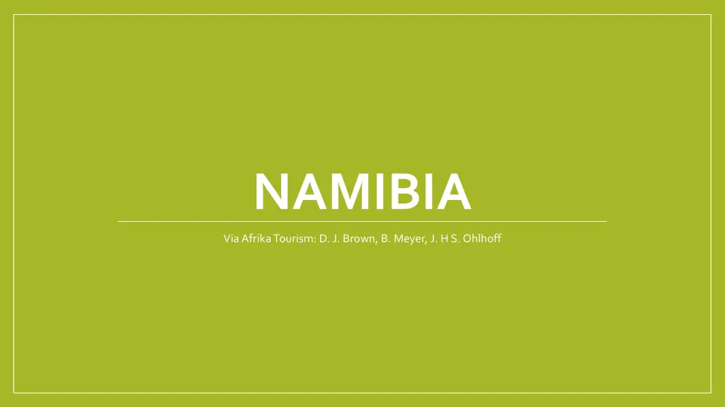 namibia