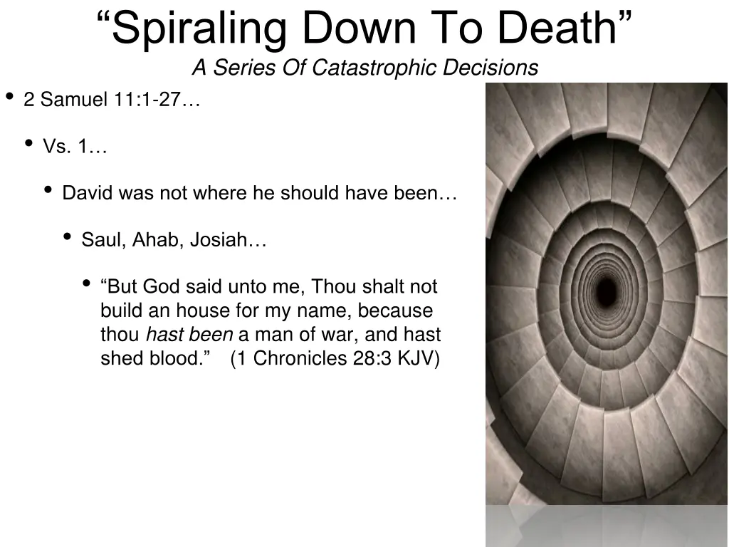 spiraling down to death a series of catastrophic 1