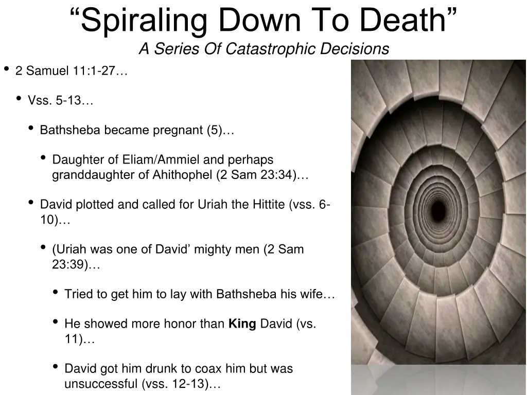 spiraling down to death a series of catastrophic 3