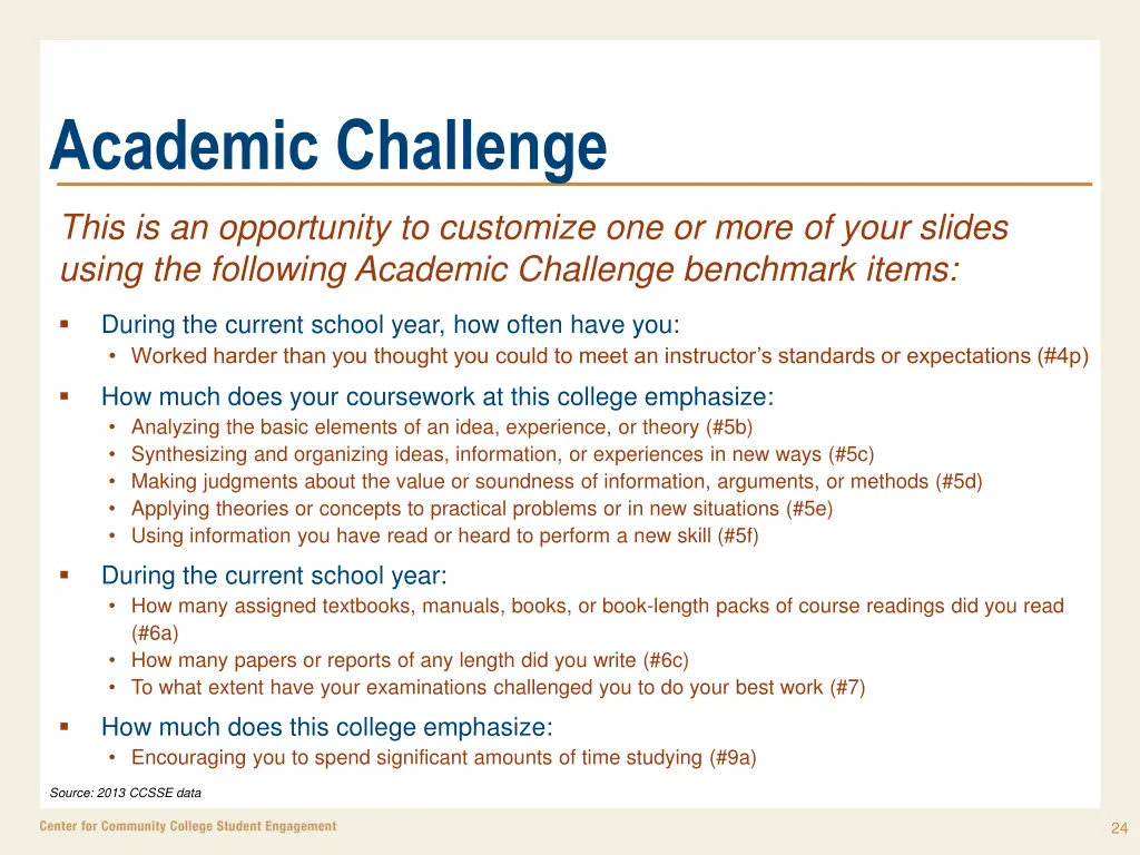 academic challenge