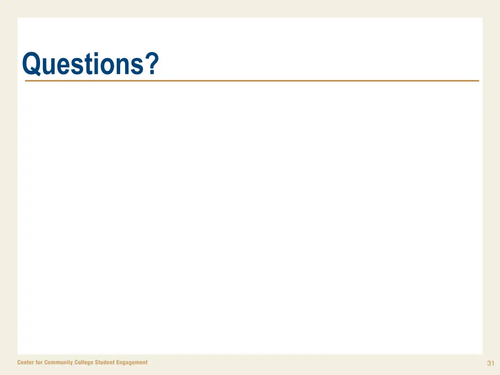 questions