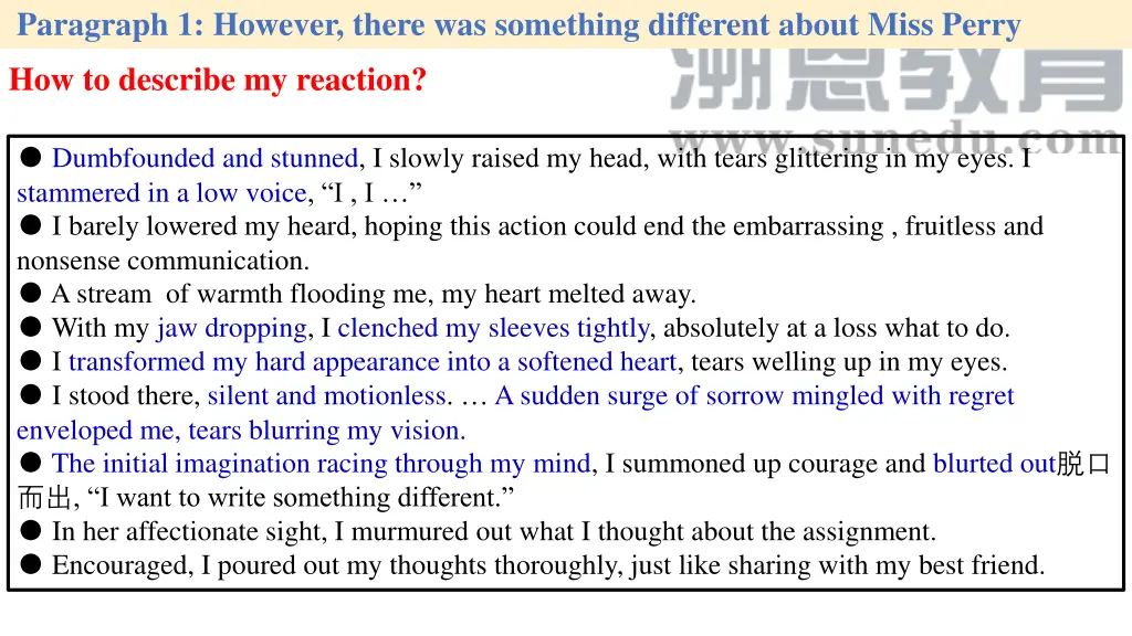 paragraph 1 however there was something different 1