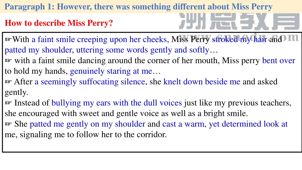 paragraph 1 however there was something different