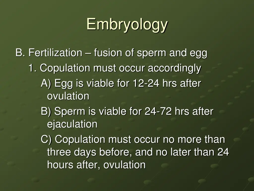 embryology 2