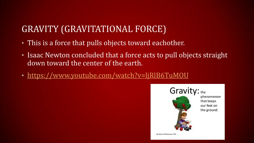 gravity gravitational force