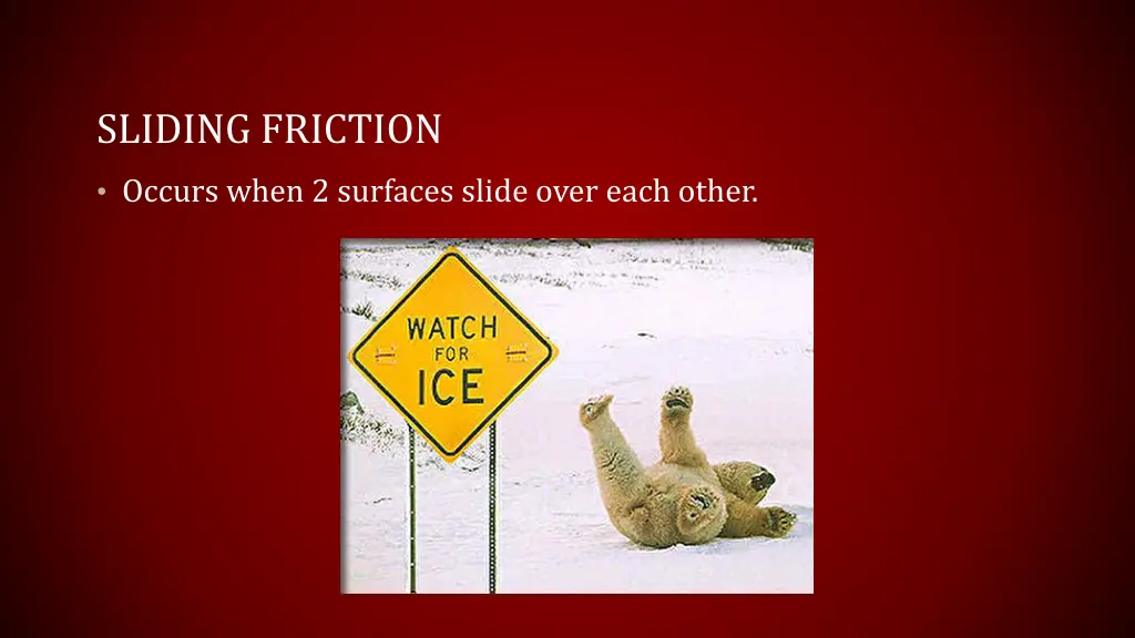 sliding friction