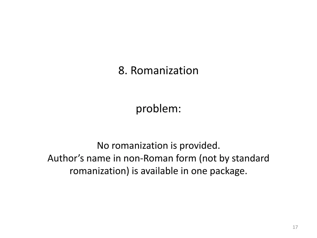 8 romanization