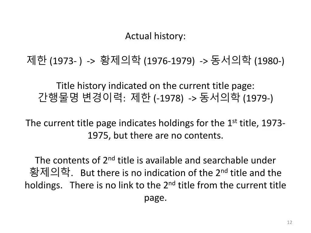 actual history