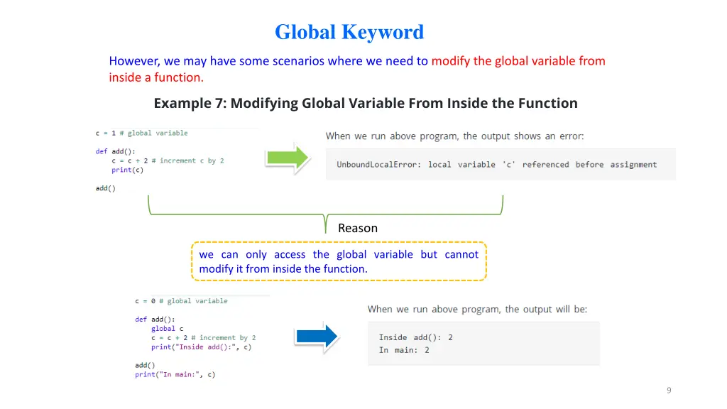 global keyword 1