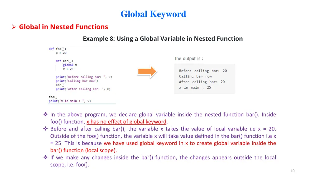 global keyword 2
