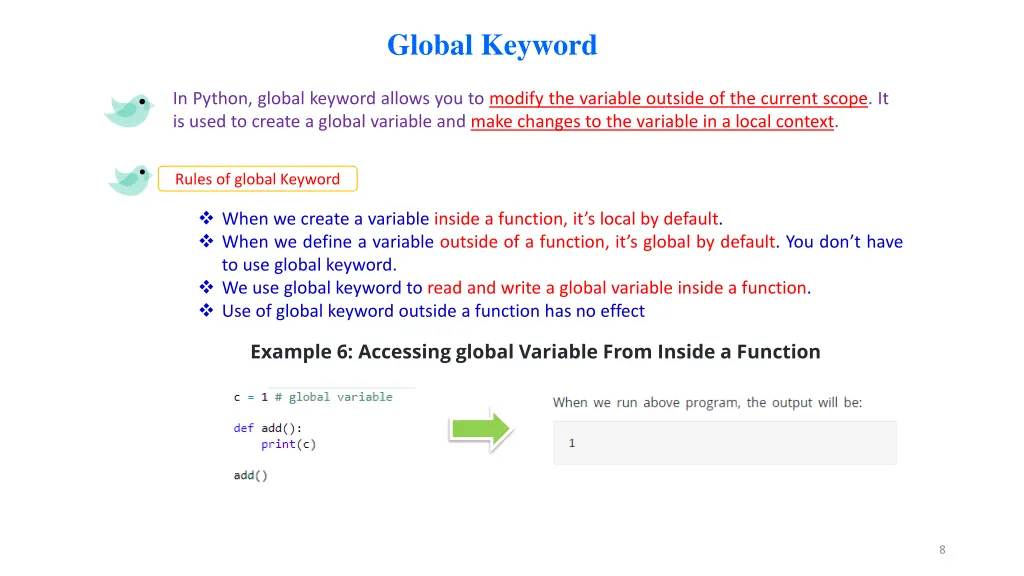 global keyword