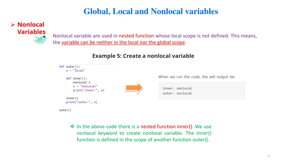 global local and nonlocal variables 2