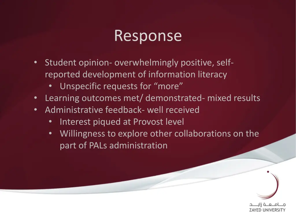 response